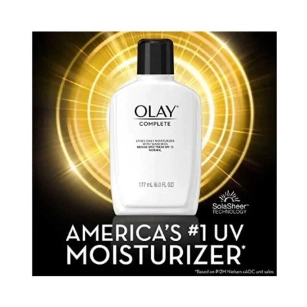 Olay Complete UV Daily Moisturizer SPF 15 Pack of 2, 6oz Each